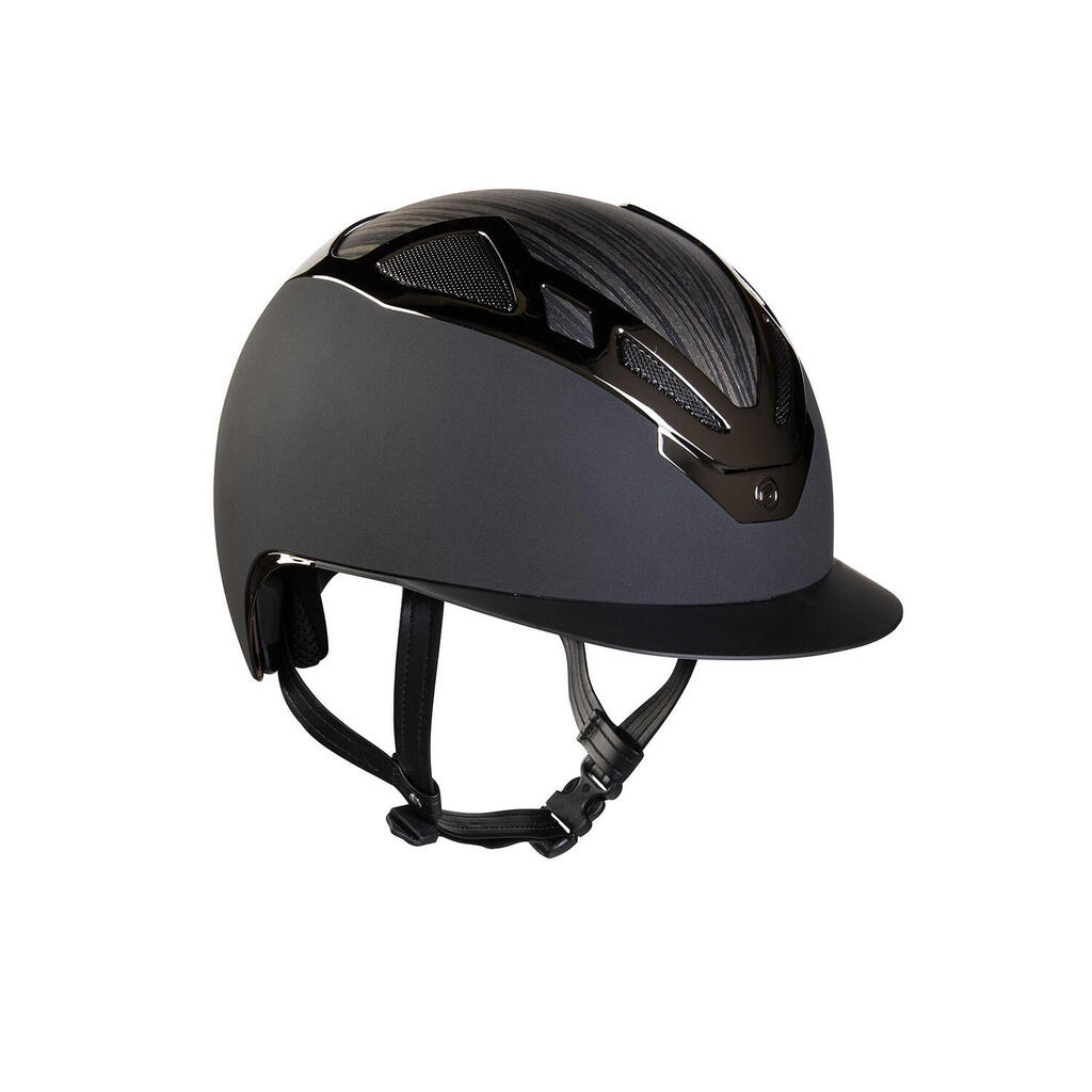 Apex wood helmet anthracite matt