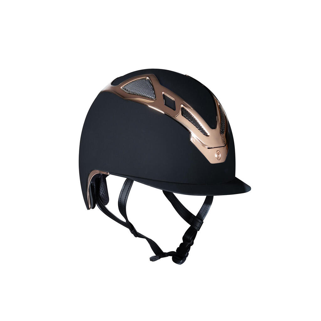 Apex chrome helmet black matt/con rose gold