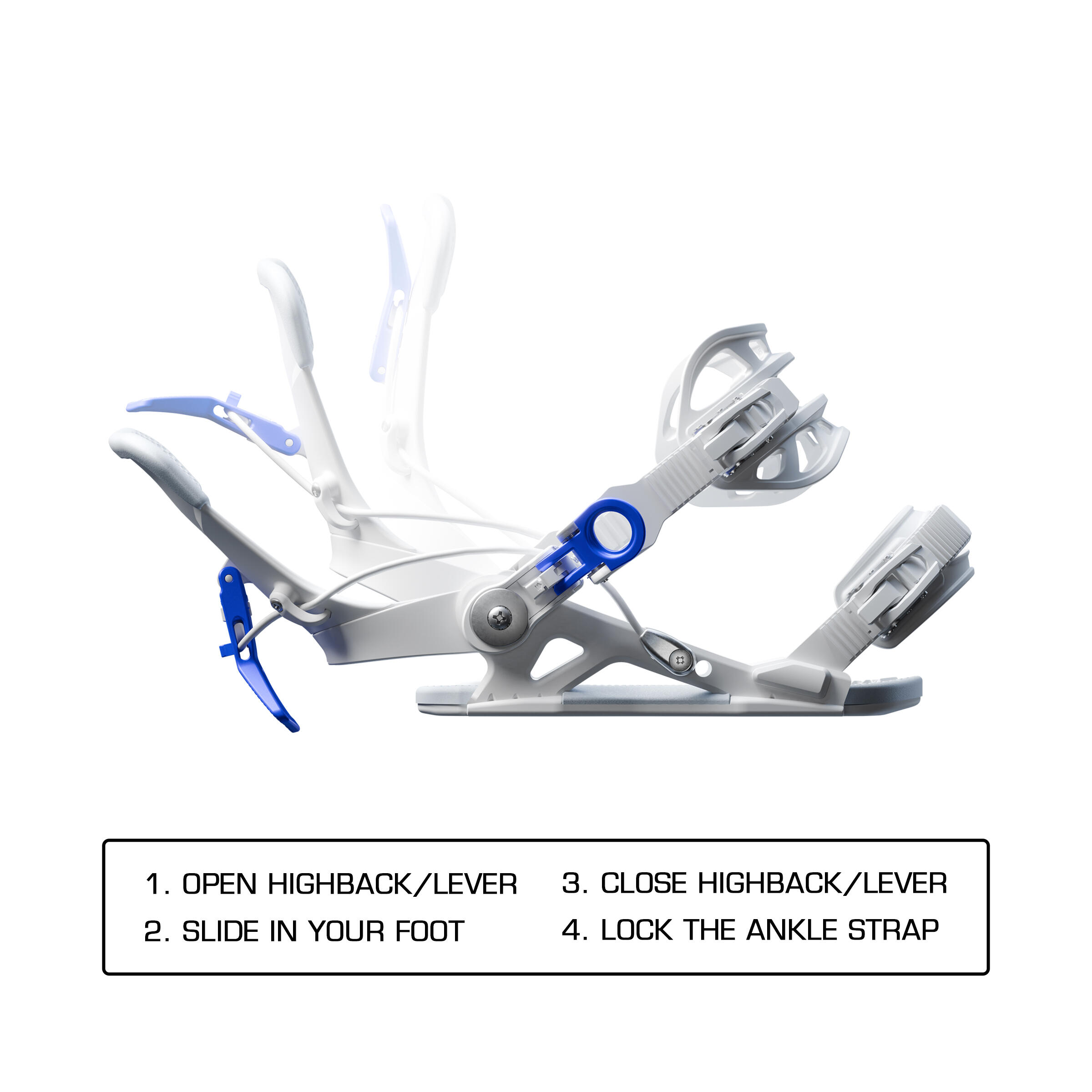 Fixations de snowboard Team Titanium 4/6