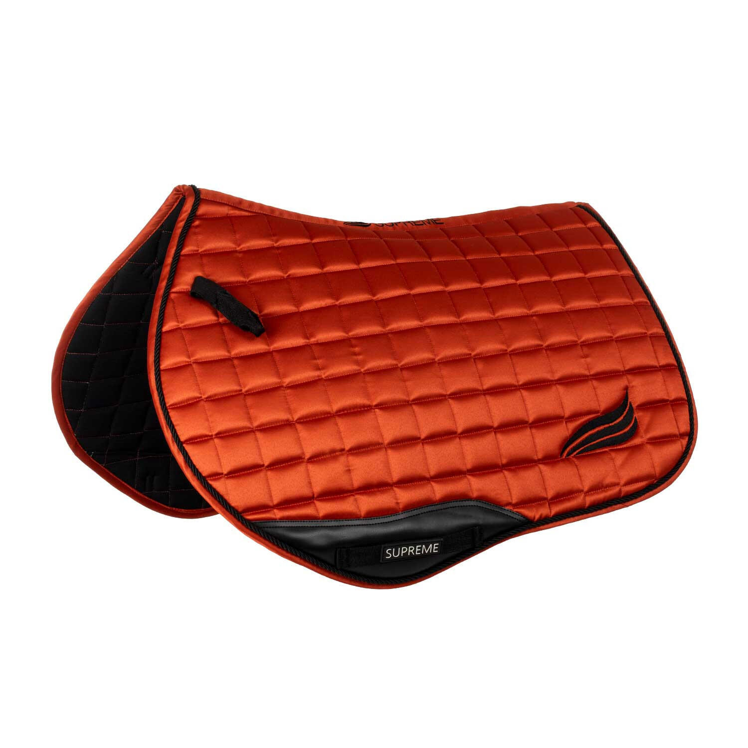Tapis De Selle Orange Equitheme – Numnah En Polyester – NEUF