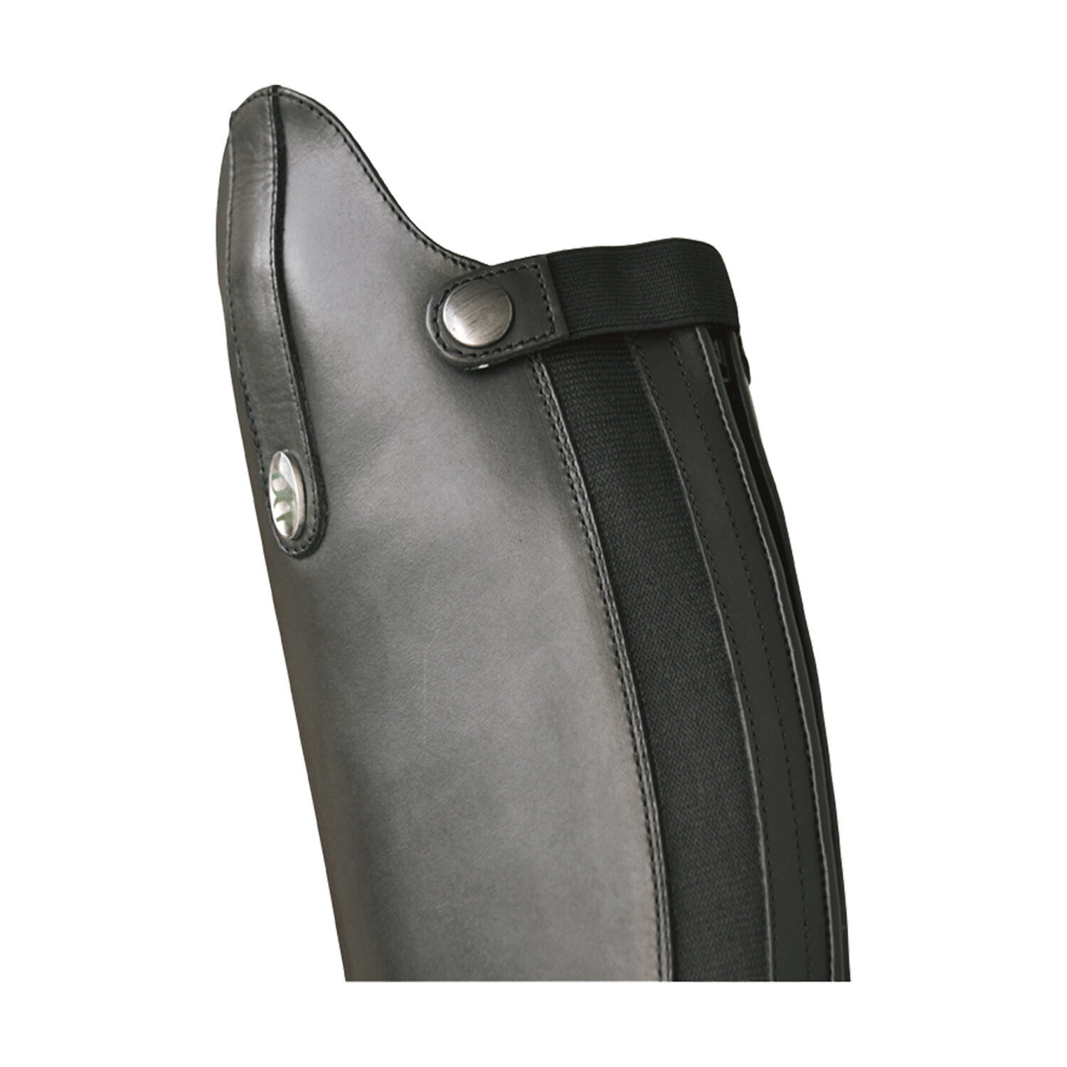 Stivali equitazione in pelle con lacci polpaccio regular 3/3