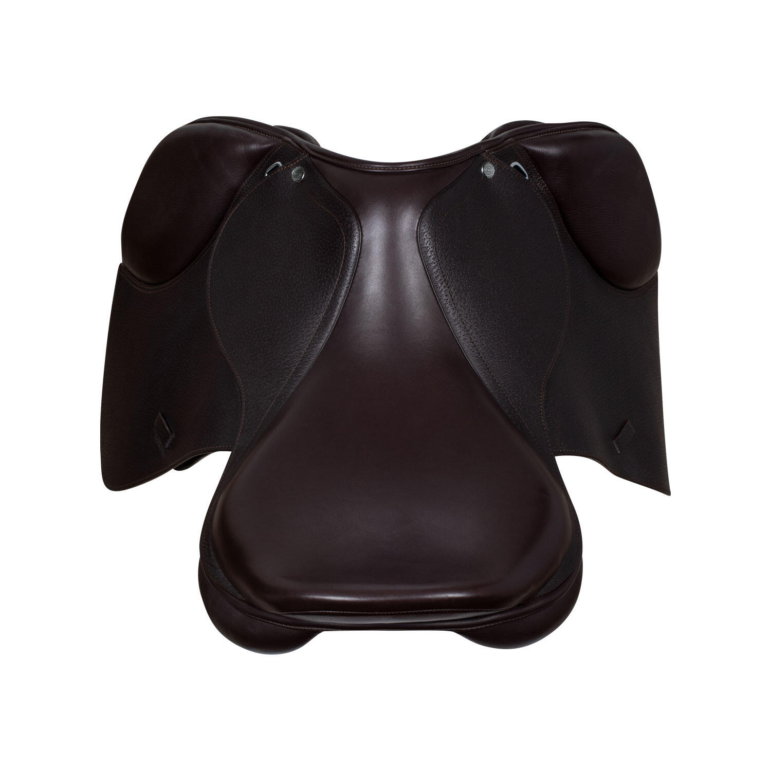 Selle de saut en cuir français martelé 3/7
