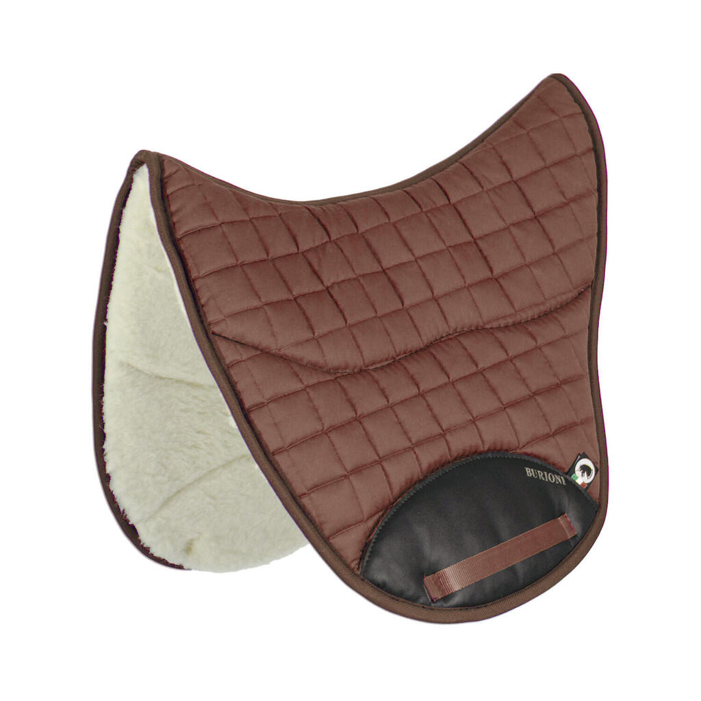 Endurance saddle pad in wool and cotton