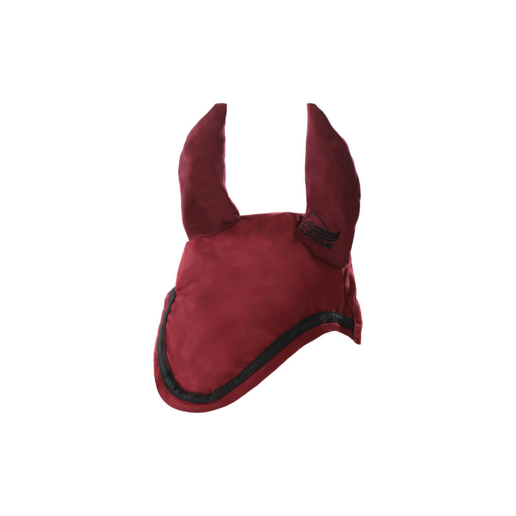 Cotton pony fly veil with contrasting piping