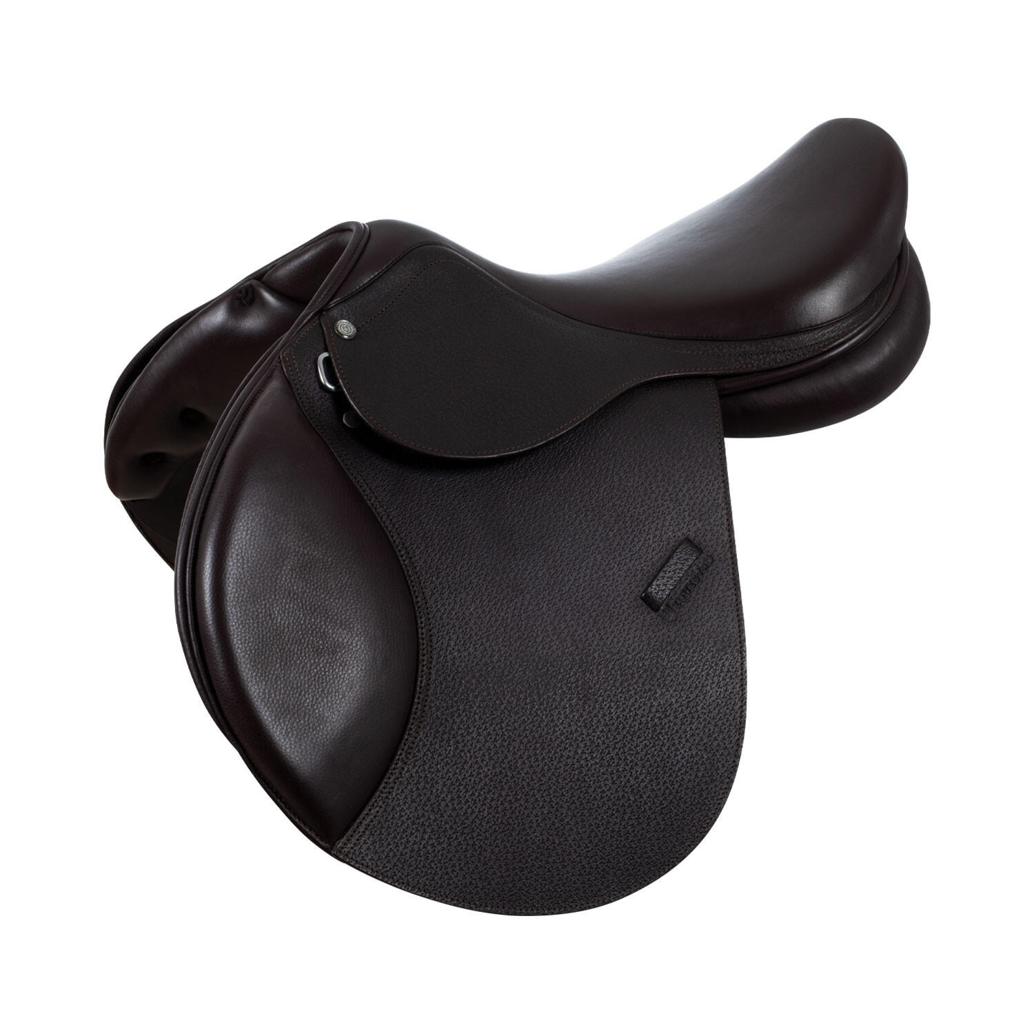 Selle D'équitation Anglaise En Cuir - Modèle Contact étroit, Noir, Taille 17,5 Pouces (neuve, Artisanale)