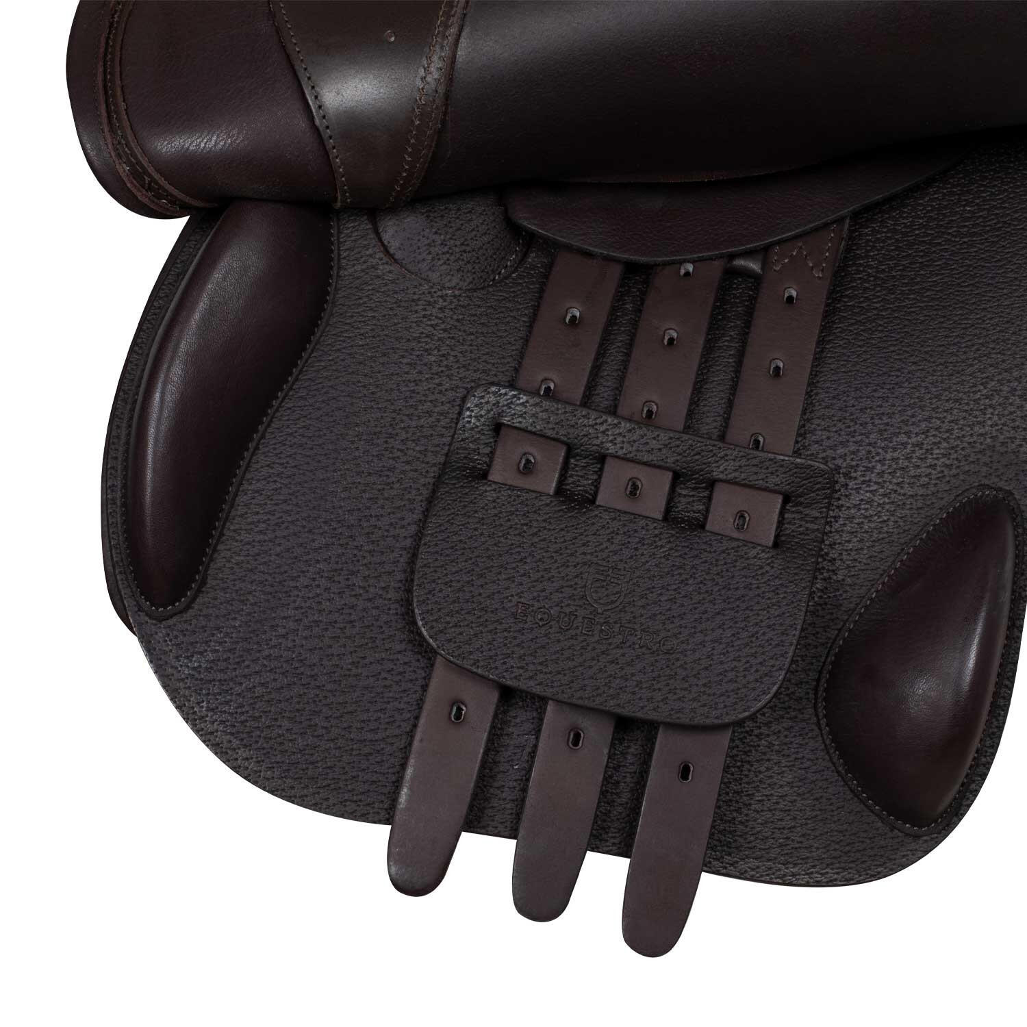 Selle de saut en cuir français martelé 6/7