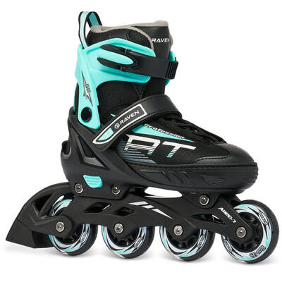 Inline skates verstelbare profession wit/goud