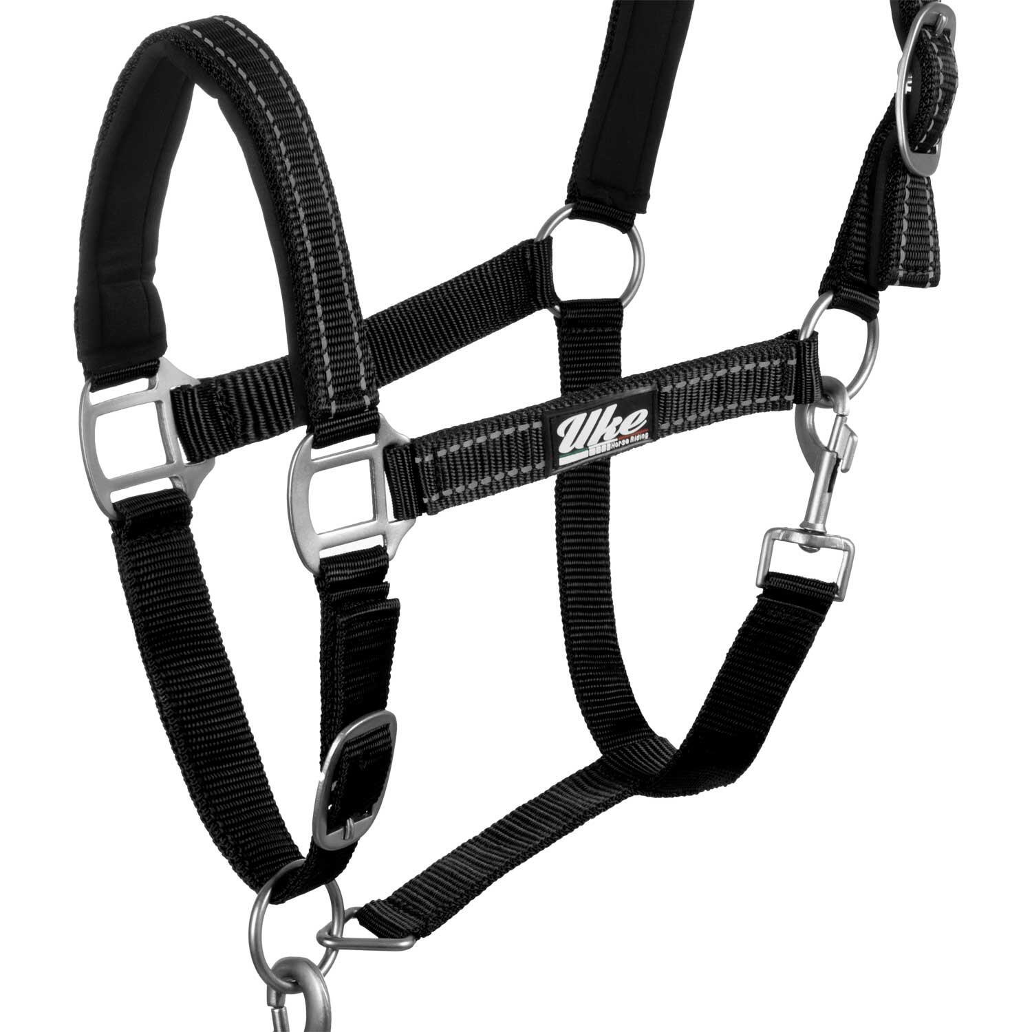 Nylon halster met leidkoord 3/5