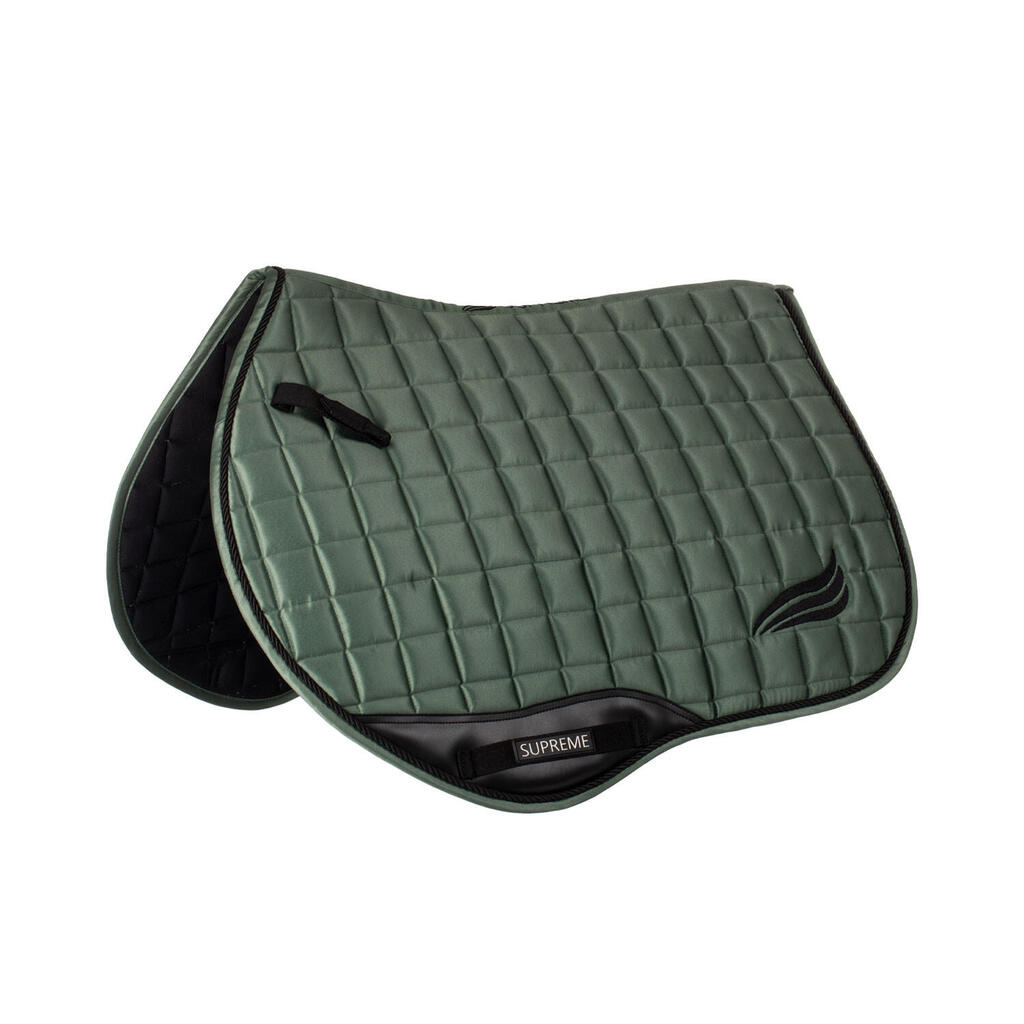 Satin jumping saddle pad