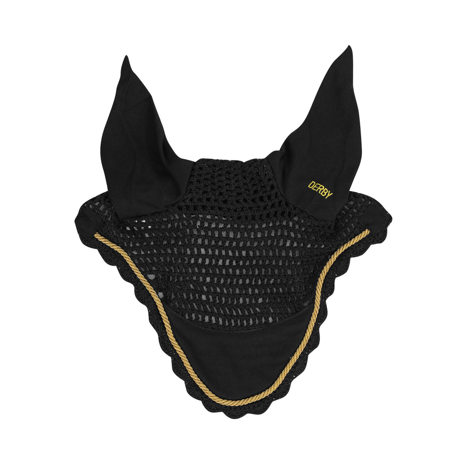 Derby - Bonnet Cheval En Coton Avec Cordon - Bonnet Cheval - Jaune|noir - Fs - Decathlon