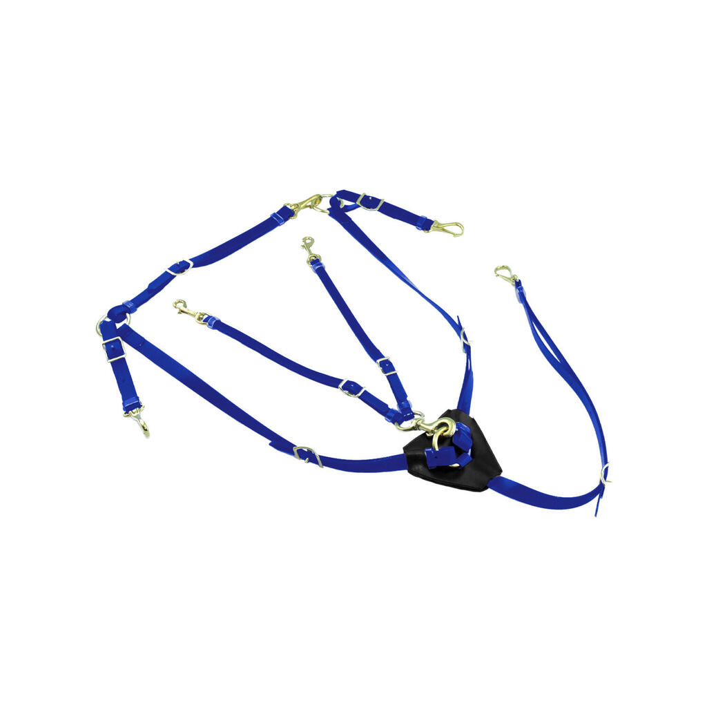Biothane breastplate with martingale