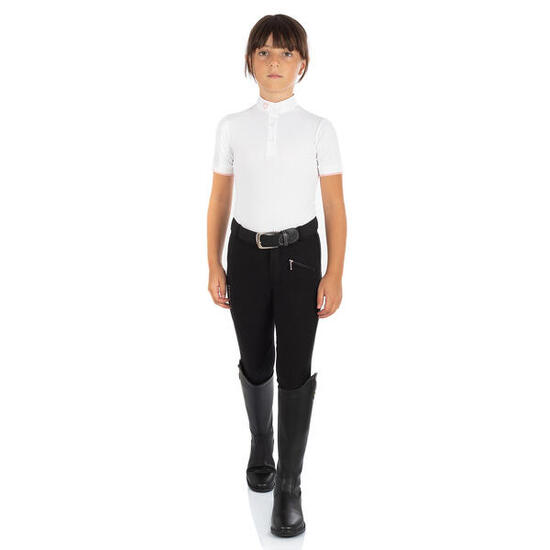 Pantalon d'équitation enfant en tissu technique