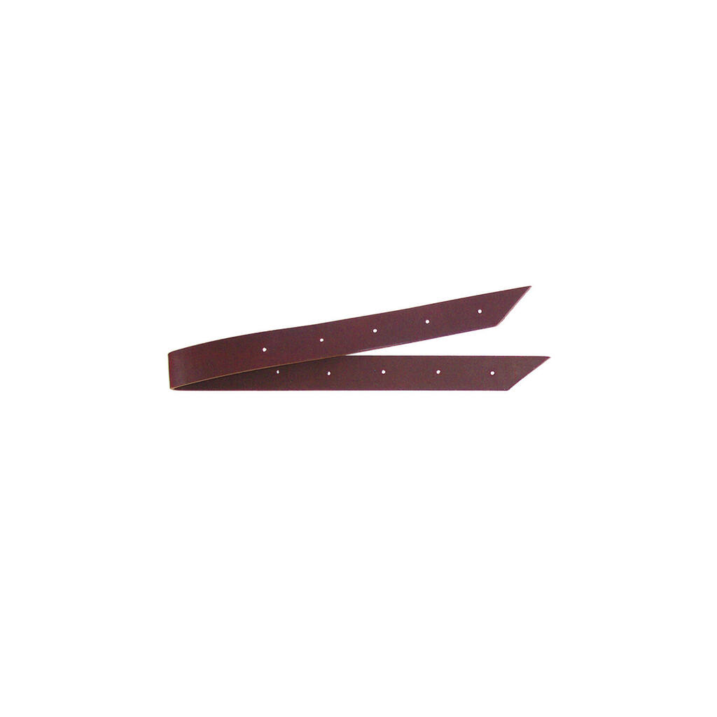 Short leather back cinch for western saddle