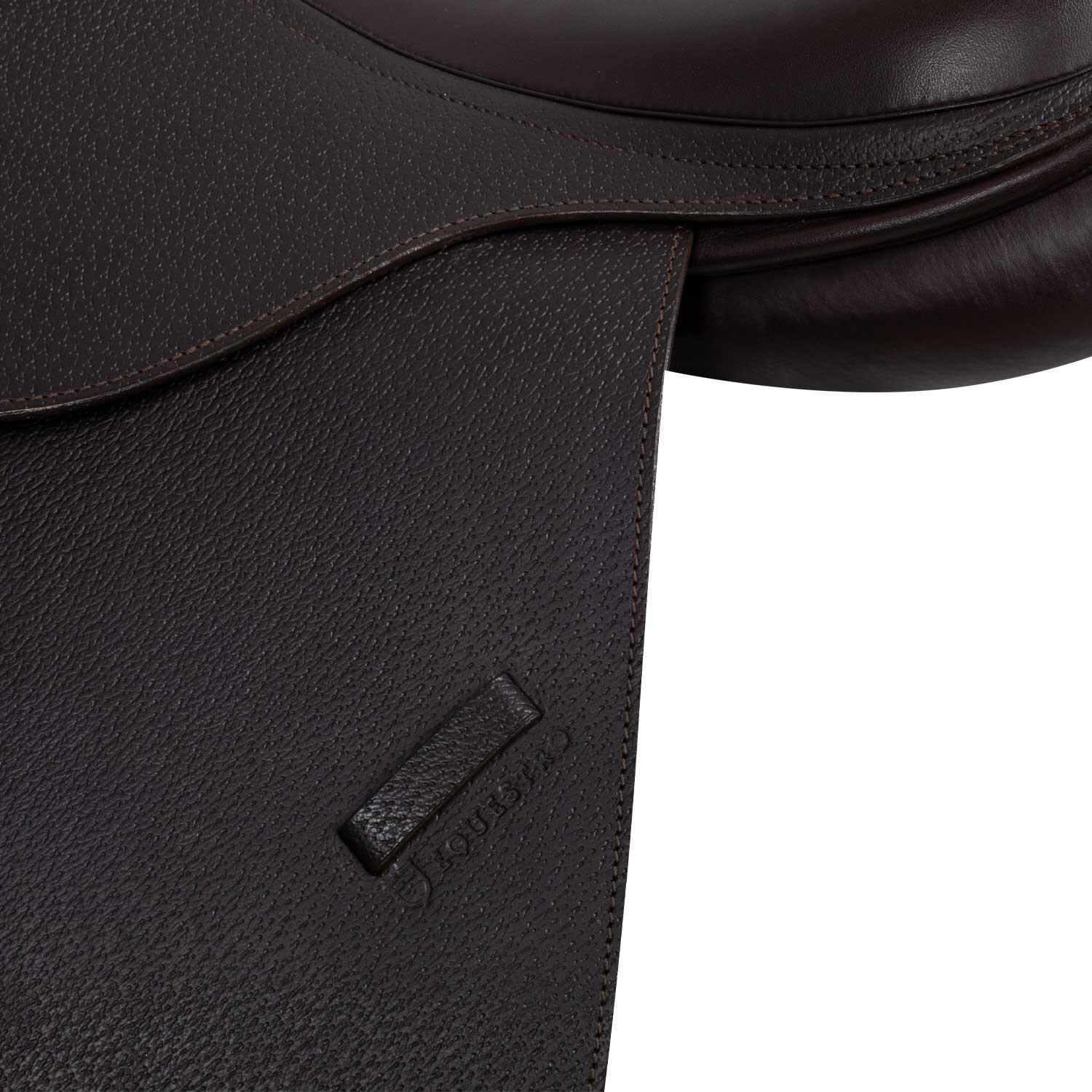 Selle de saut en cuir français martelé 7/7