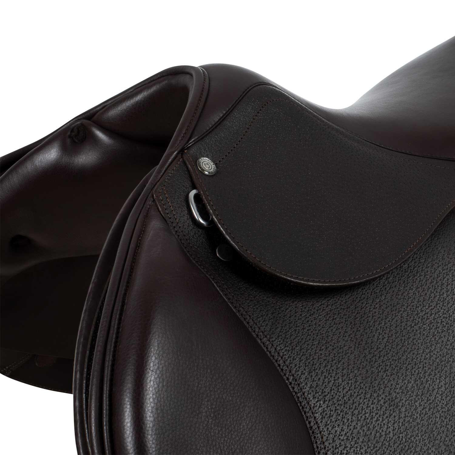 Selle de saut en cuir français martelé 5/7