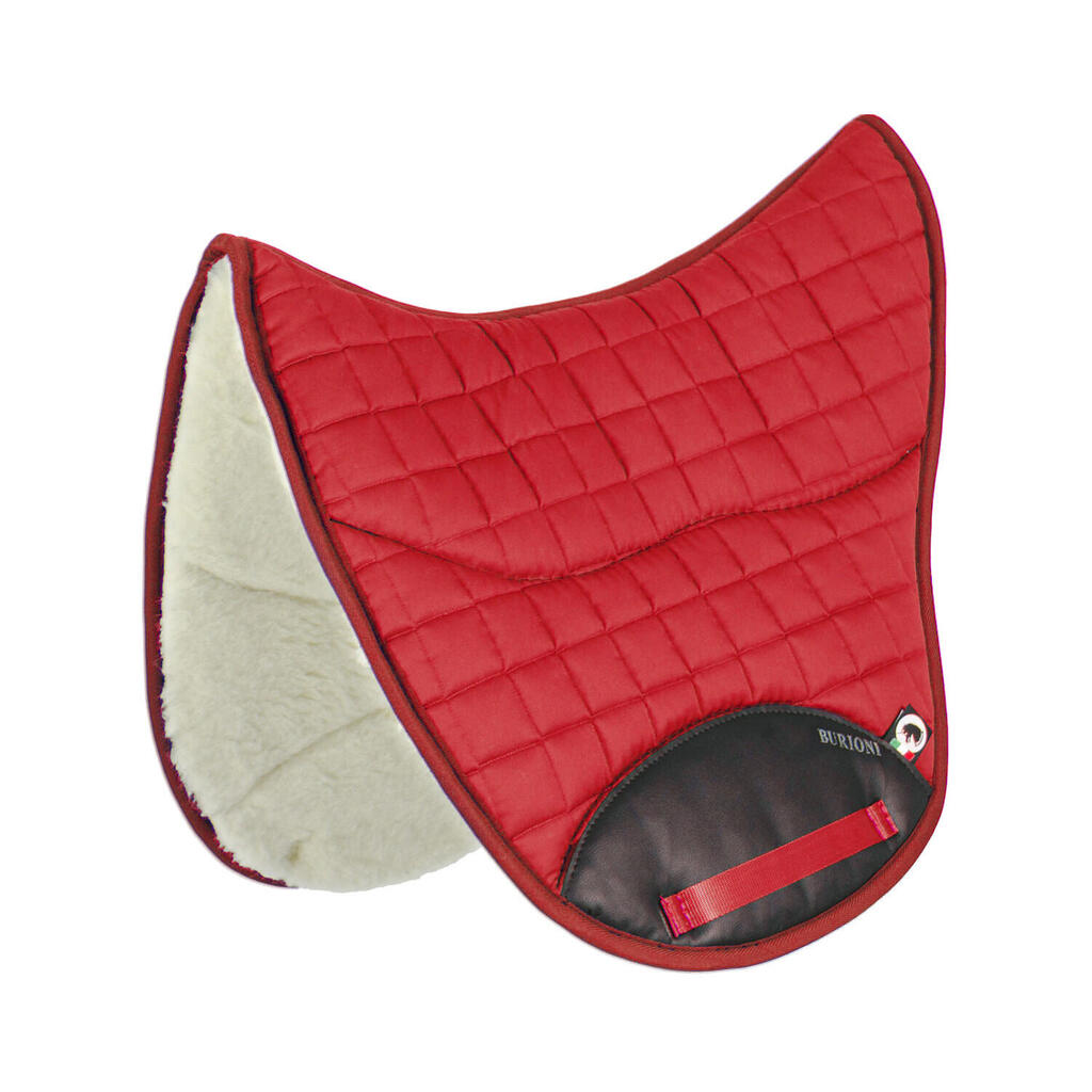 Endurance saddle pad in wool and cotton