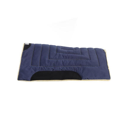 Tapis de selle western en cordura de couleur unie