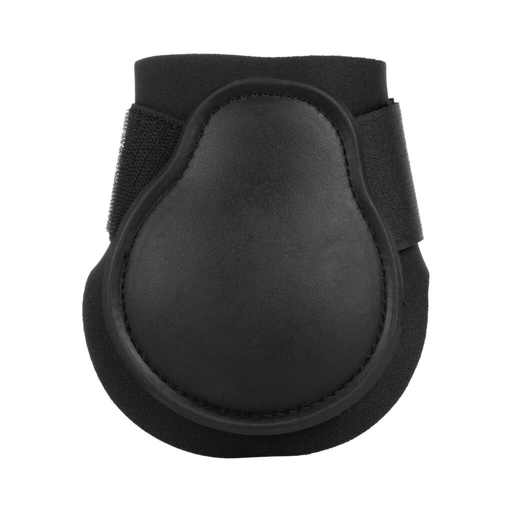 Neoprene fetlock boots with rubber shell