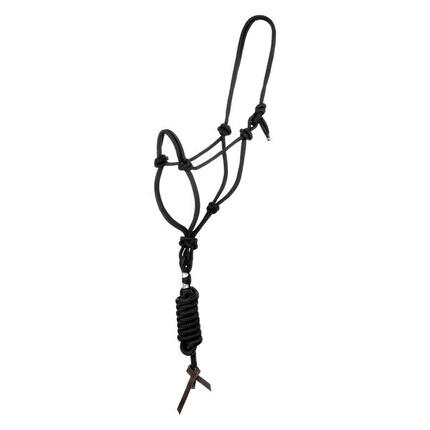 Knotenseilhalfter mit führstrick