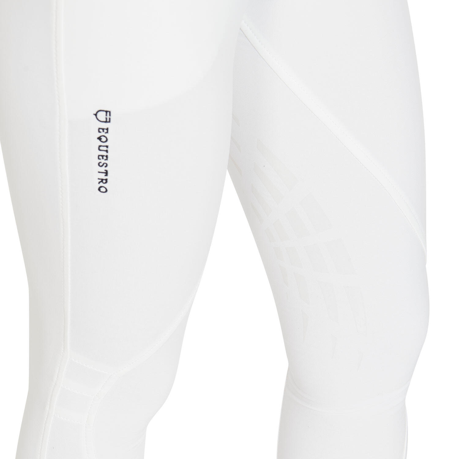 Pantalon d'équitation femme en tissu bi-élastique avec grip genou 4/7