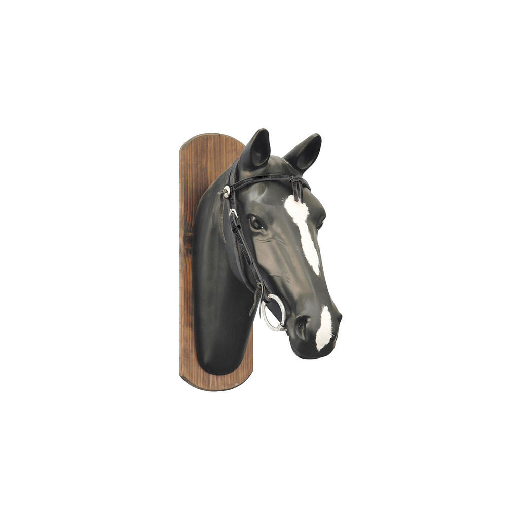 Bow bridle in greased leather with reins