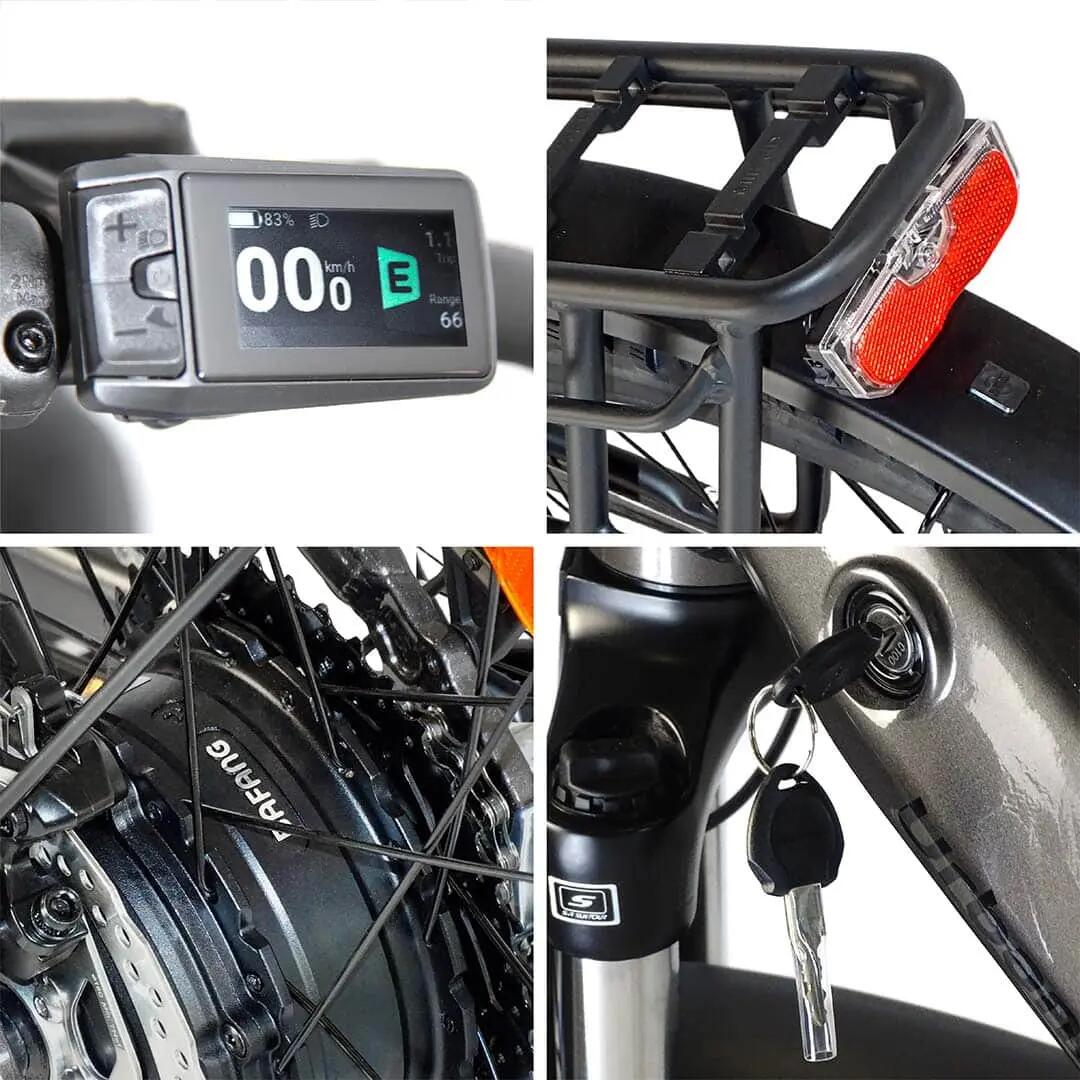 Segunda vida - UB300 FE | E-Bike Montanha Equipada | Até 140 km | 27,5" 5/8