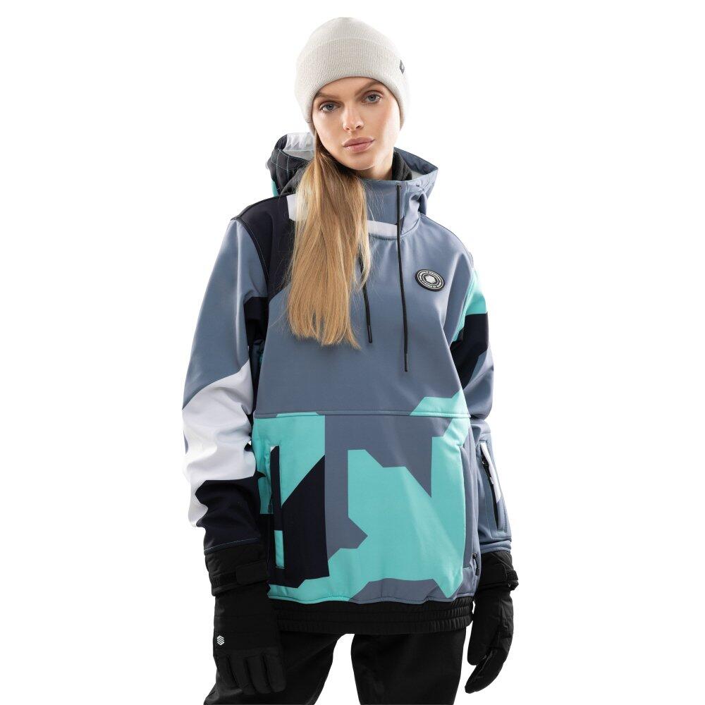 Siroko - Veste Snowboard Femme Sports D'Hiver W1-w Ushuaia Turquoise - Veste - Bleu - 48 Xl - Decathlon
