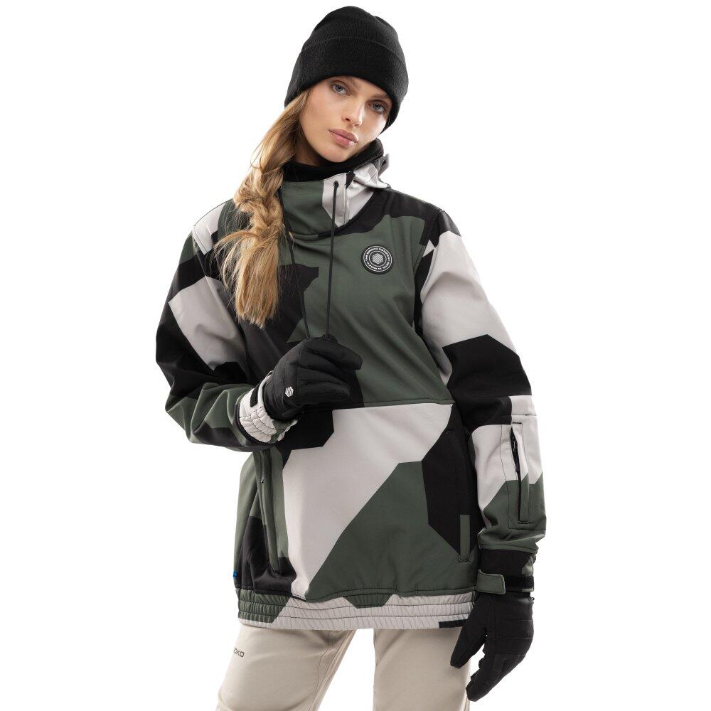 SIROKO Giacca da snowboard da donna Sport invernali W1-W Corbet Verde
