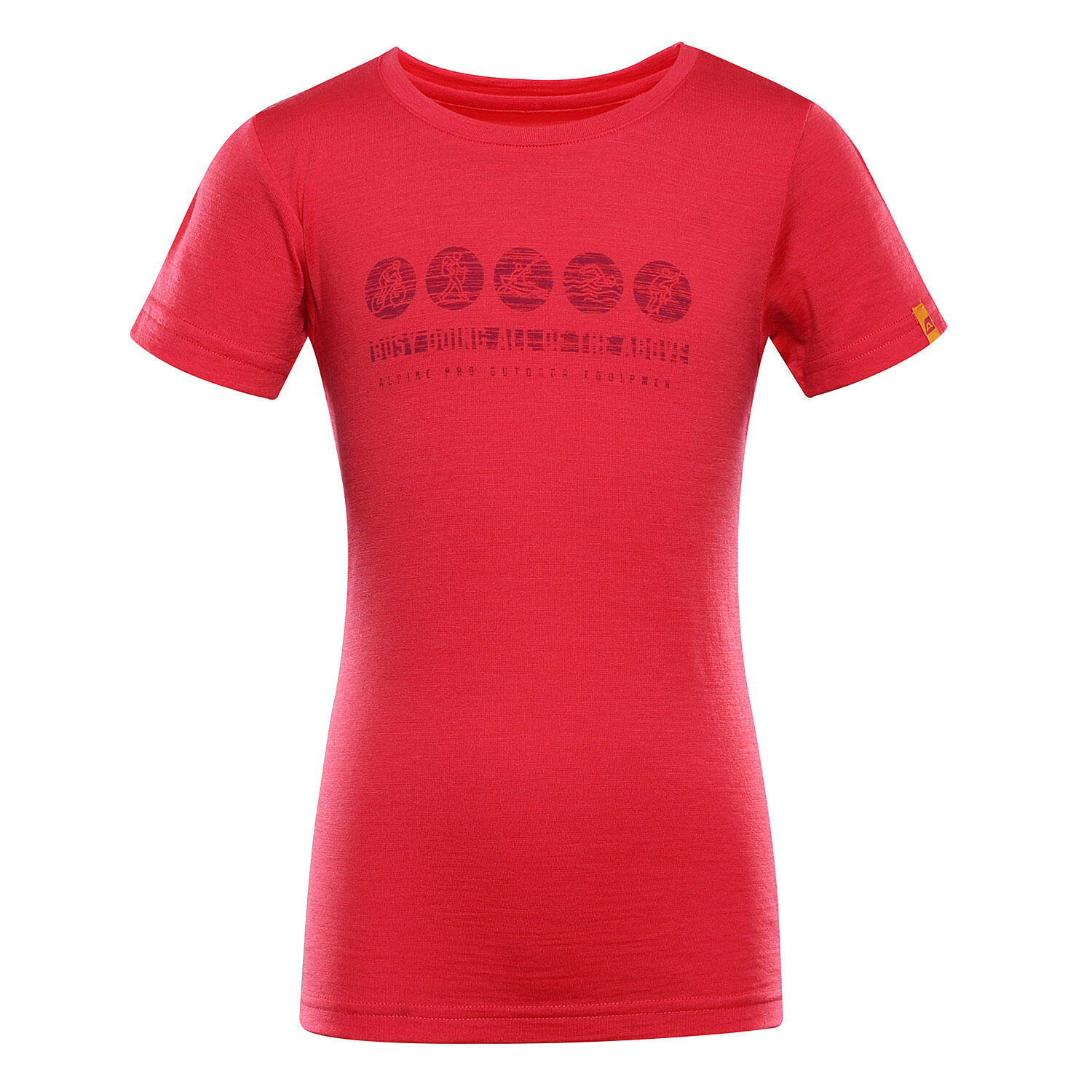 ALPINE PRO Dětské triko z merino vlny MERENO 2