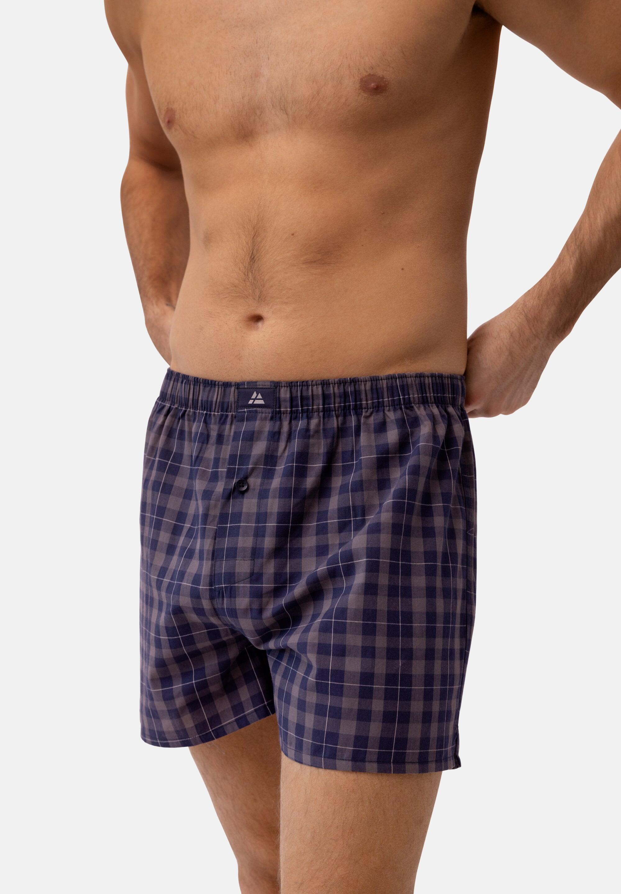 Bóxers de algodón orgánico para hombre Ajuste holgado Transpirables Pack de 4 5/6