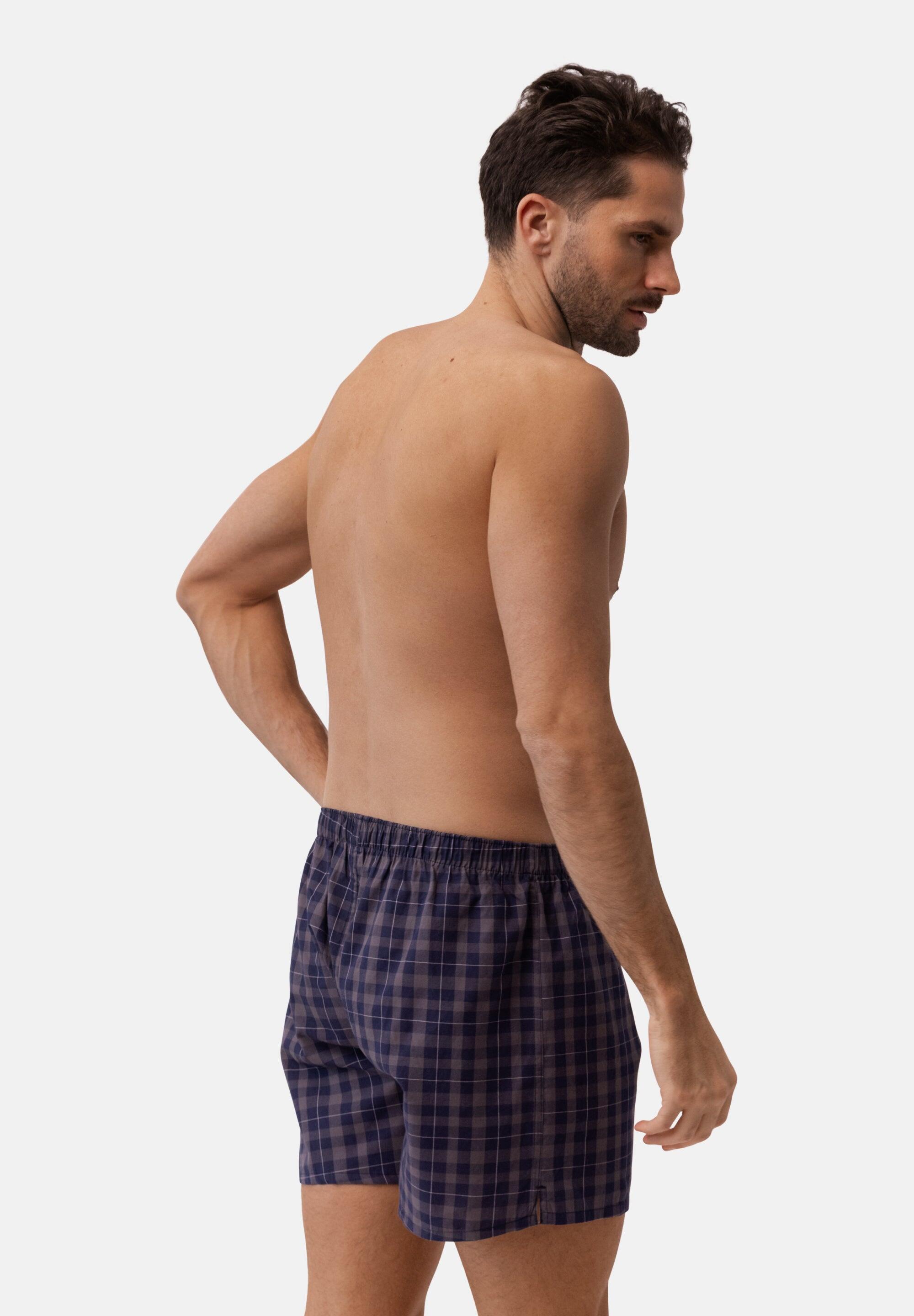 Bóxers de algodón orgánico para hombre Ajuste holgado Transpirables Pack de 4 4/6