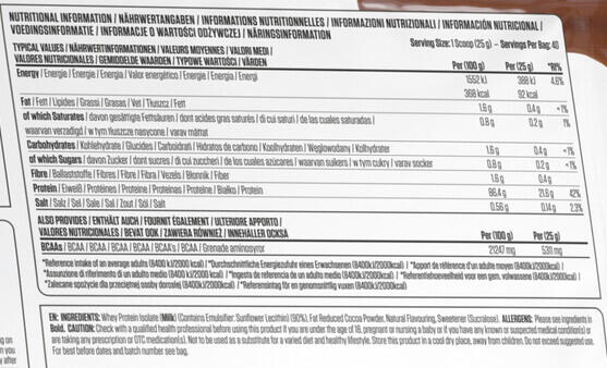 Applied Nutrition Iso-XP (1000g) Choco Candies - Proteínas 3/3