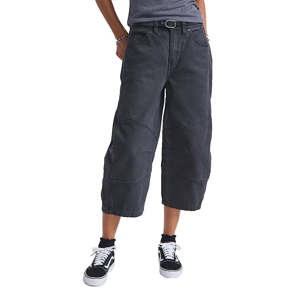 Vans - Pantalons Vans Modèle Blaire Cropped Barrel Couleur Noir - Short - Noir - Decathlon