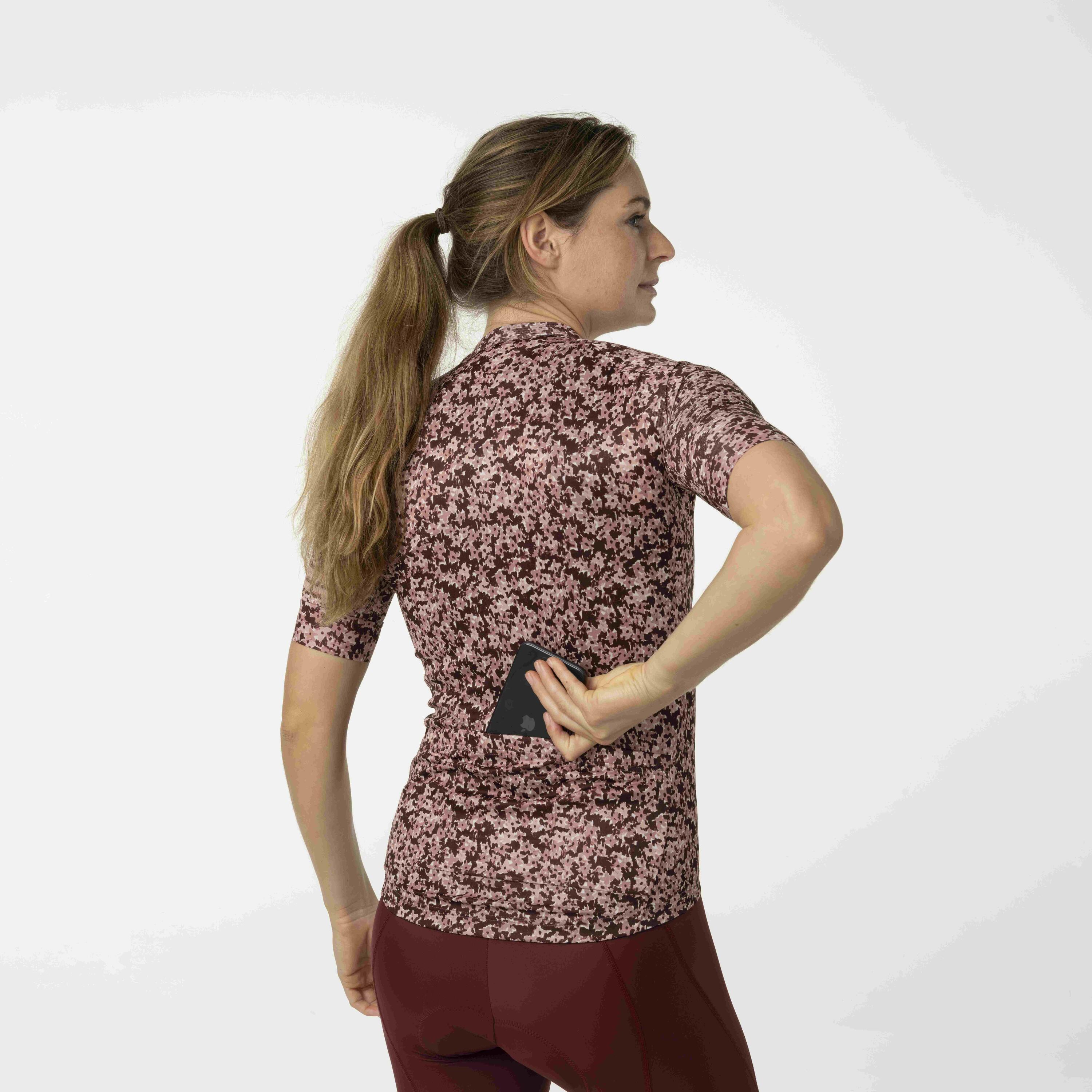 Mini Flower Fietsshirt Essential Dames 5/7