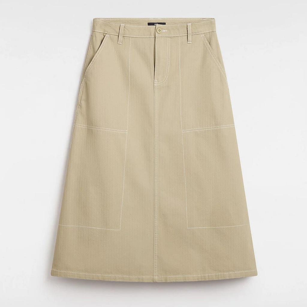 Pantaloni Vans Modello Codey Long Flare Utili Colore Verde 2/5