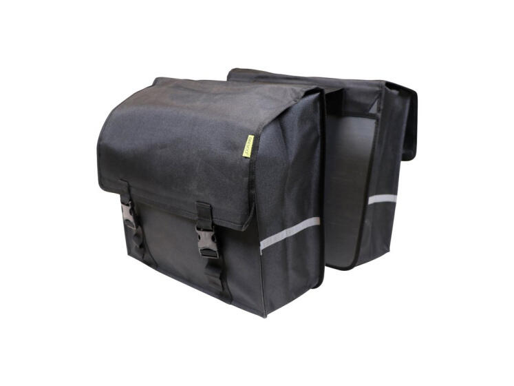 Dresco Dubbele Fietstas Super Shopper - 50L - Zwart 7/7