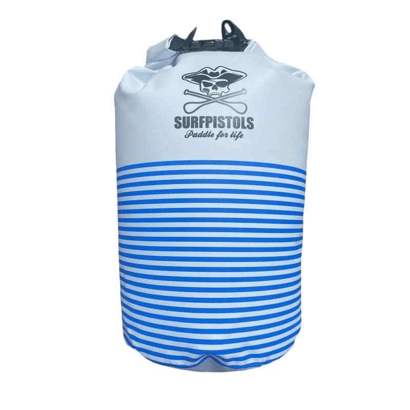 Surfpistols - Sac Etanche Dry Bag Mariniere Blanc - Sac Transport Paddle - Blanc|bleu - 40 L - Decathlon