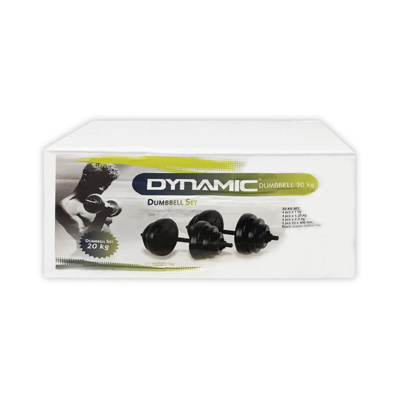 Dynamic Vinyl 15 Kg Dumbell Set
