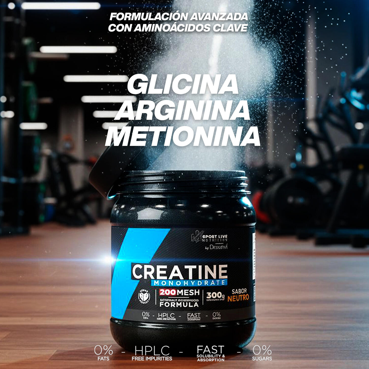 Creatina 200 MESH 300 g – Sport Live Drasanvi 6/6