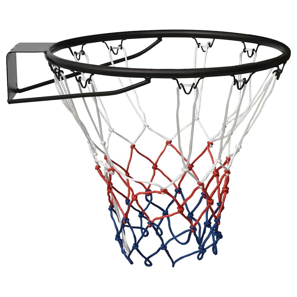 VidaXL cercle de basket 45 cm acier noir 7/7