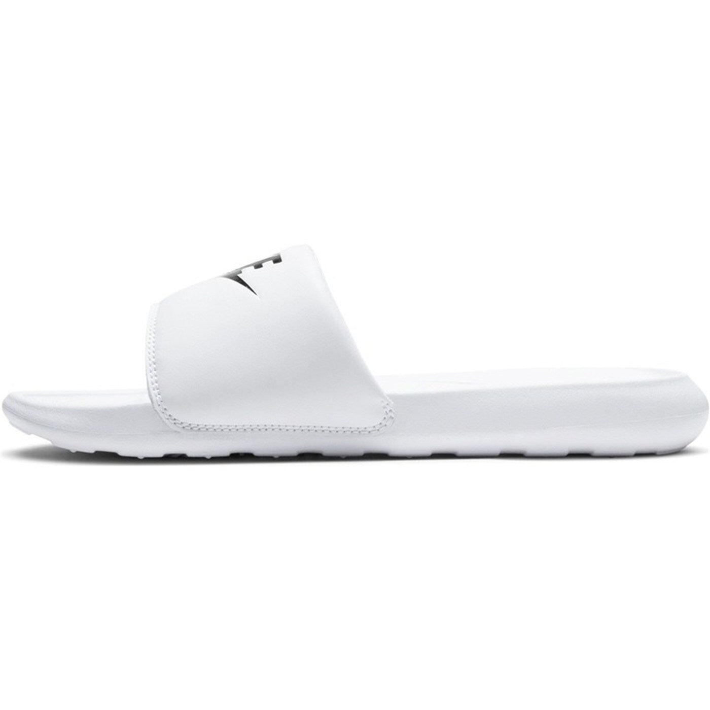 Sandales pour femmes Nike Victori one slide Blanc. 4/5