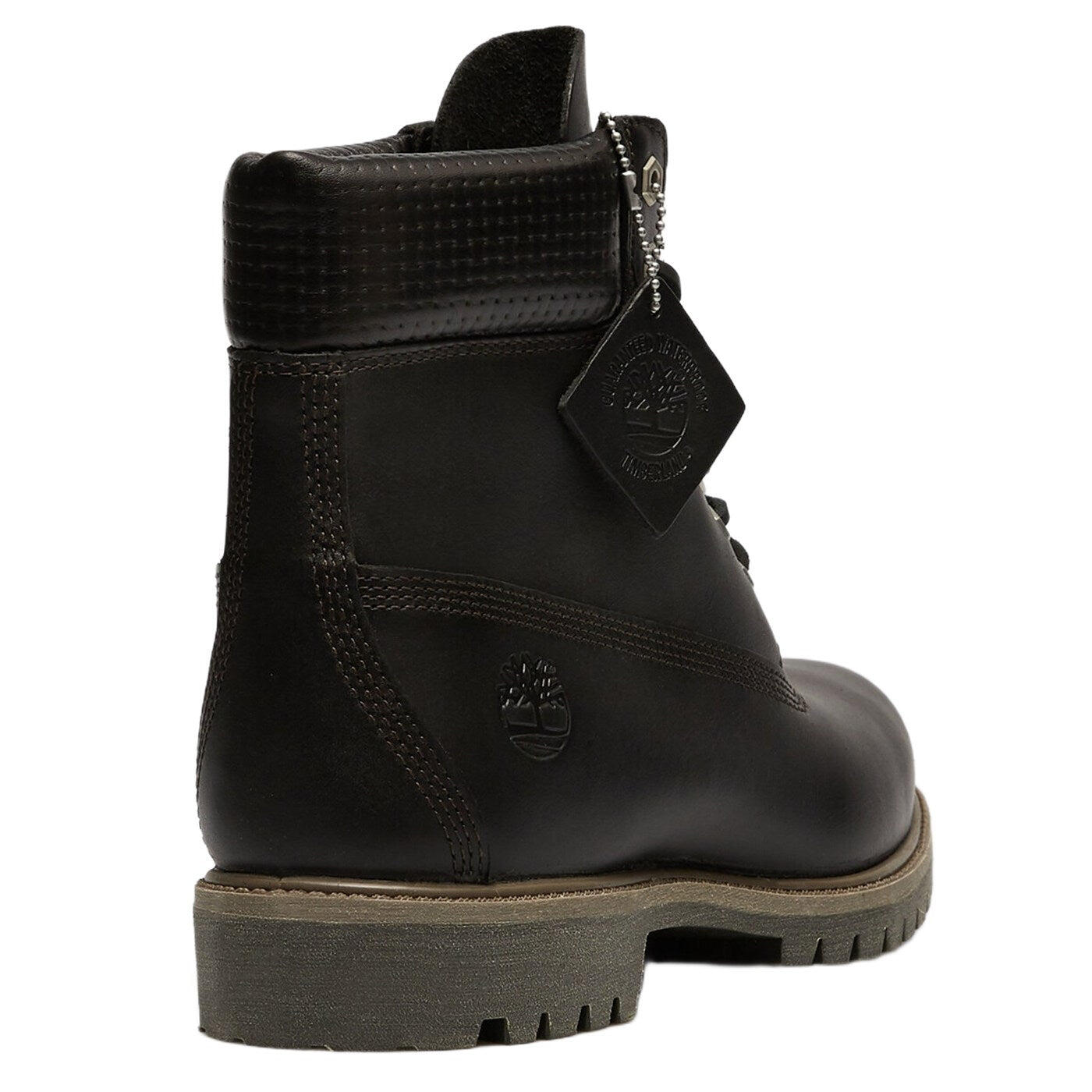 Timberland Premium 6-Inch Stivale Imbottito Impermeabile con Lacci Nero 4/6
