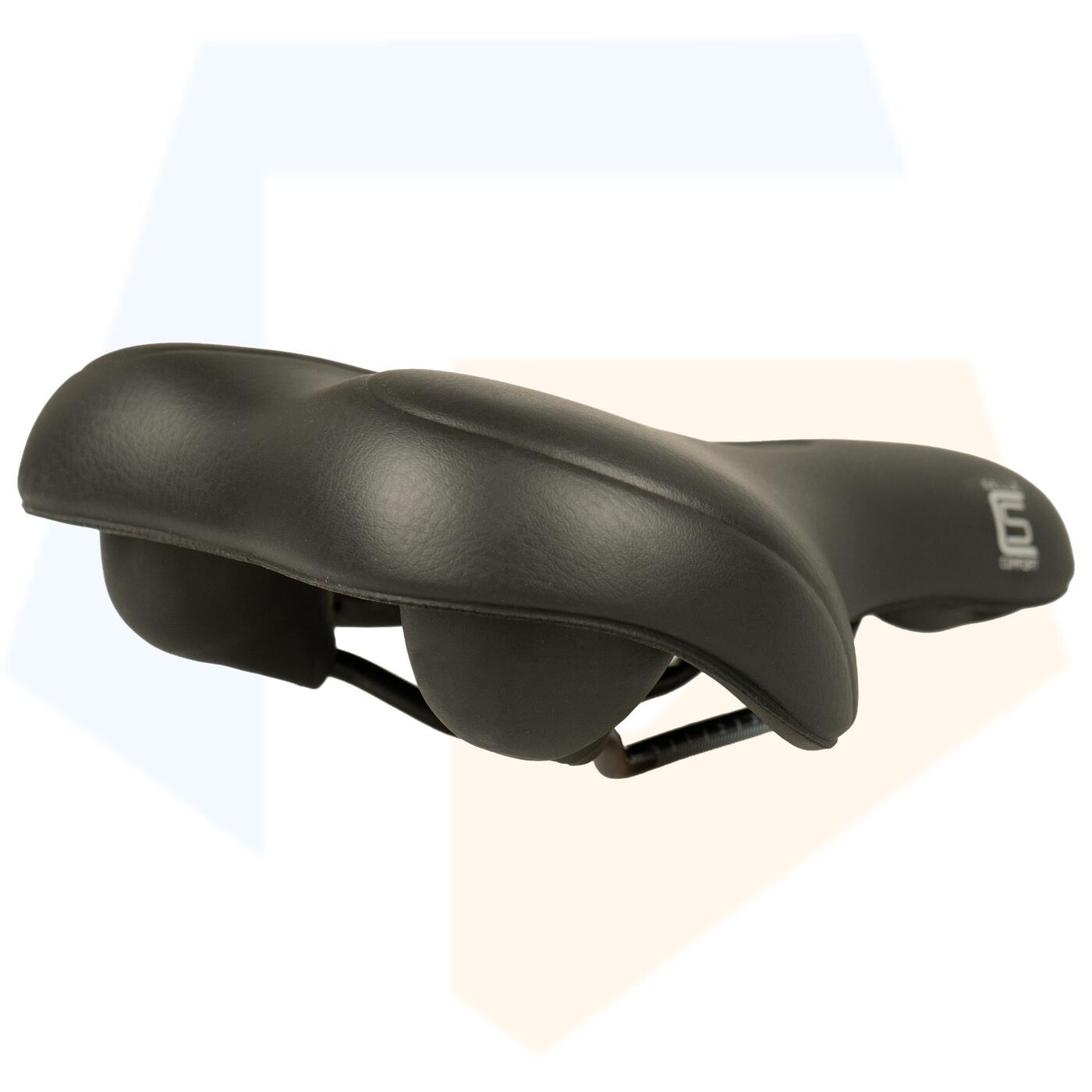 Selle Comfort - Selle Comfort Saddle E-bike Soft Medium Black Sans Écharpe - Selle De Vélo - Noir - Decathlon