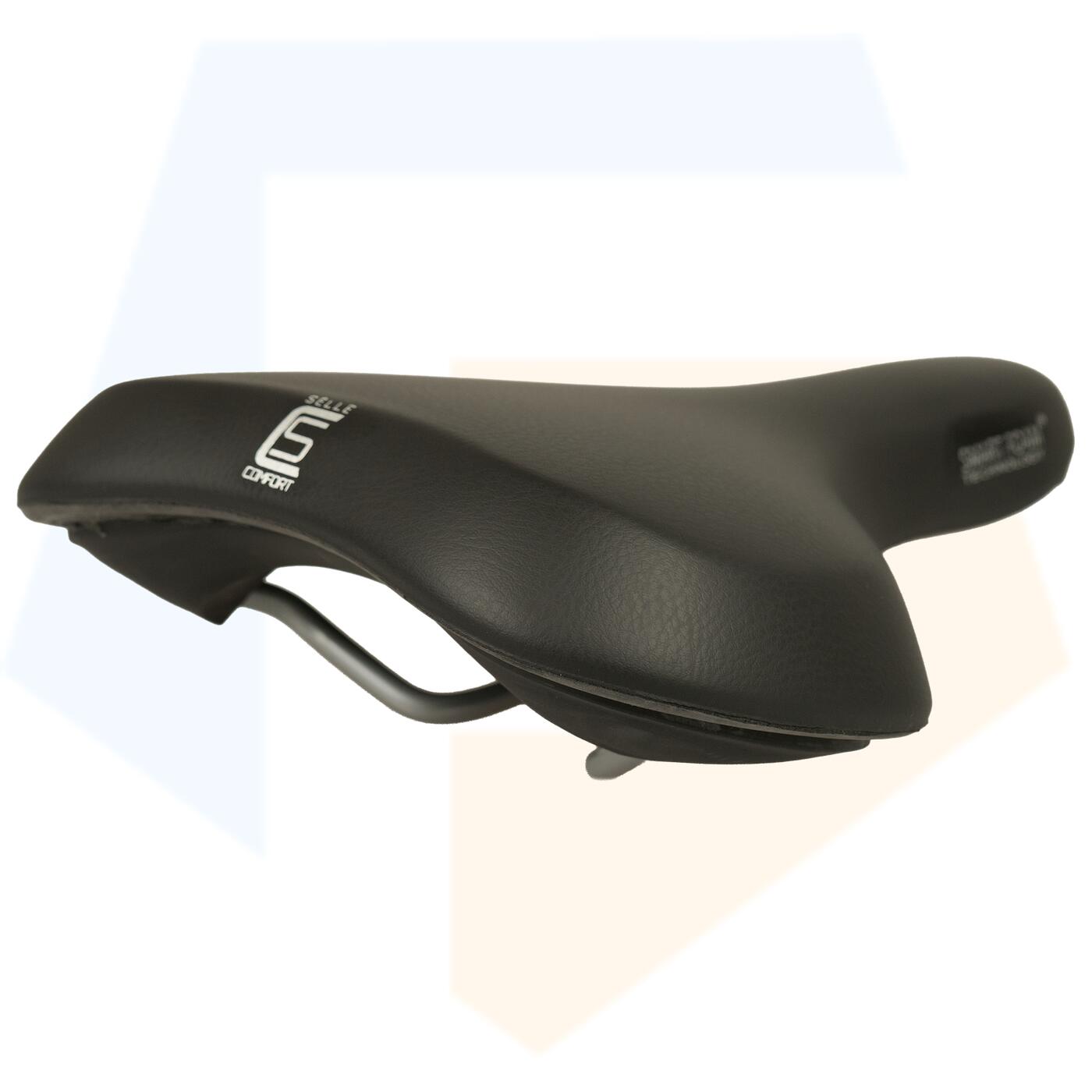 Selle Comfort Pure Fietszadel - Zwart - Met Smart Foam Techniek 5/7