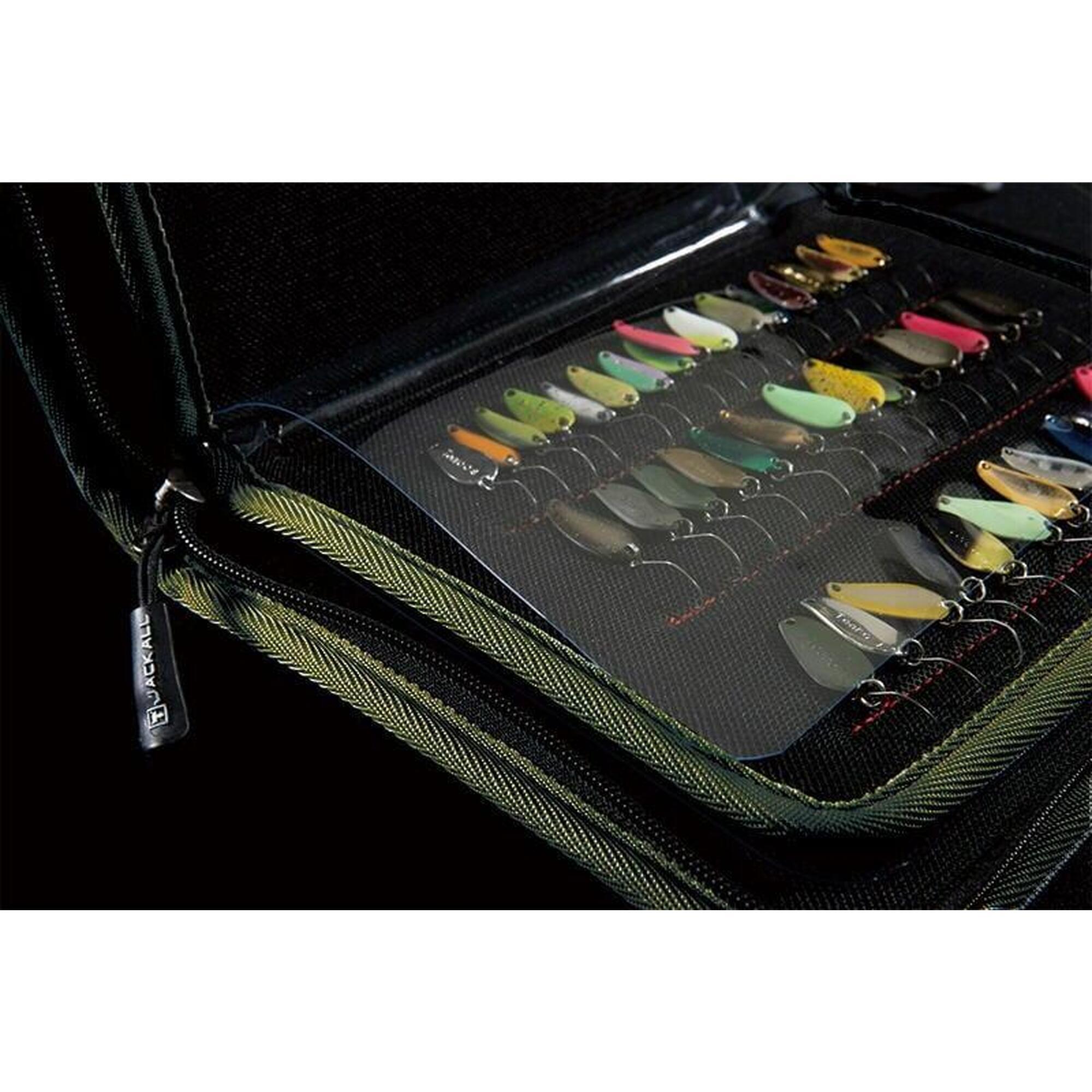 BORSETA NALUCI JACKALL KHAKI GREEN, 20.5 X 10.5 CM