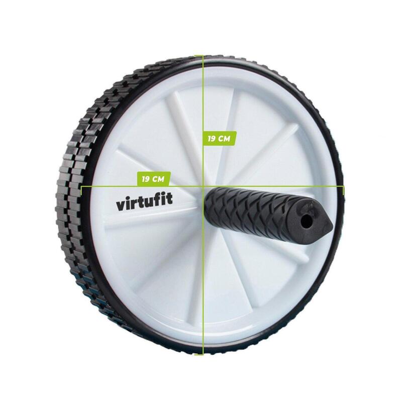 Roata abdominala dubla VirtuFit Abdominal Muscle Wheel