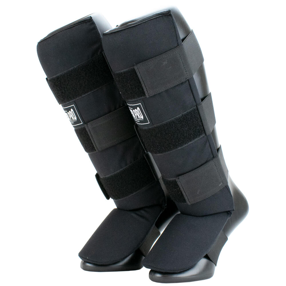Super Pro Combat Gear - Protège-tibias De Kick-boxing - Savior - Noir/blanc - Protège Tibia Et Pied - Blanc - 40 M - Decathlon