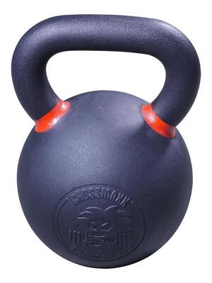 Crossmaxx kettlebell - gietijzer met poedercoating - 32 kg