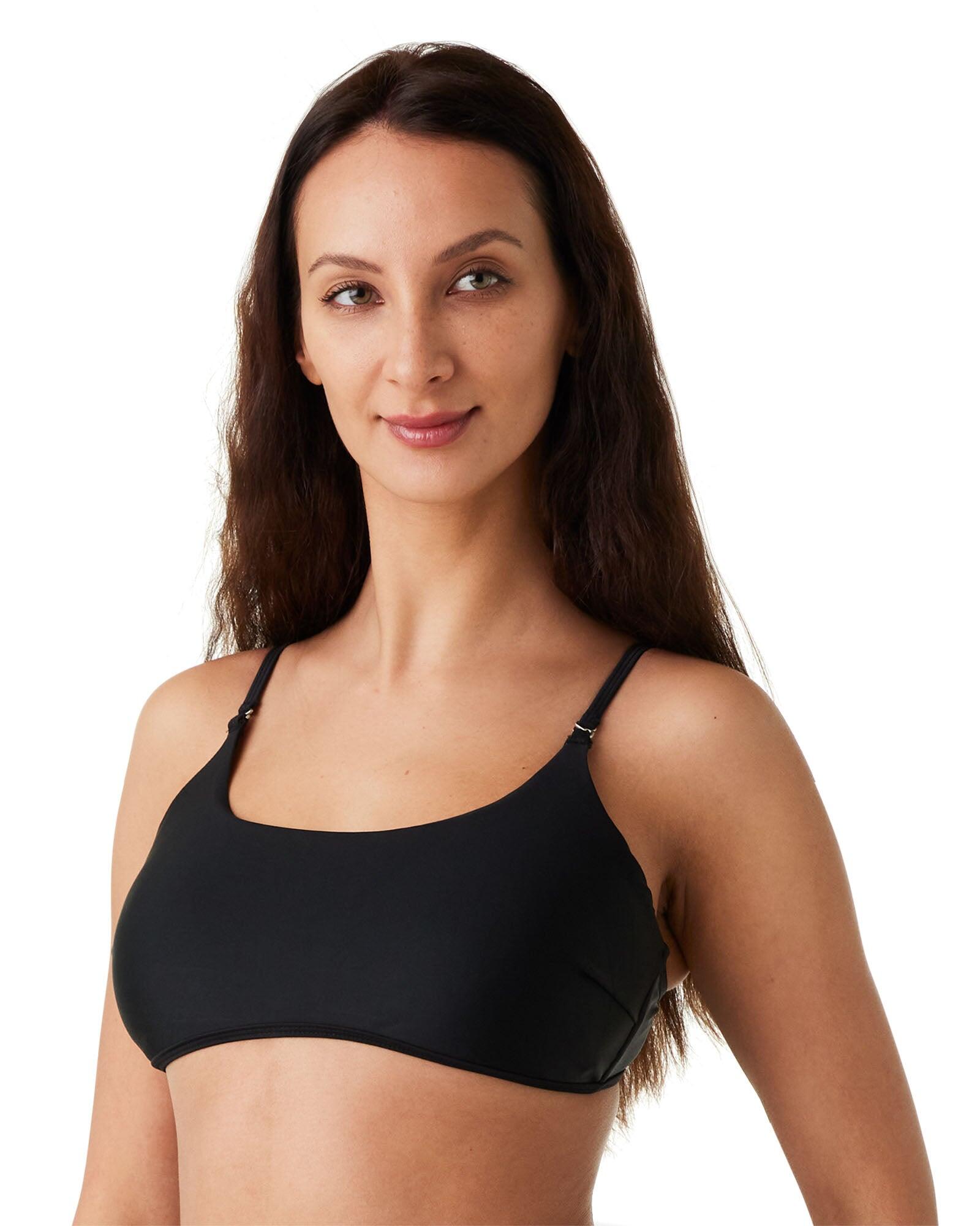 Thin Strap Bikini Crop Top SPF50+