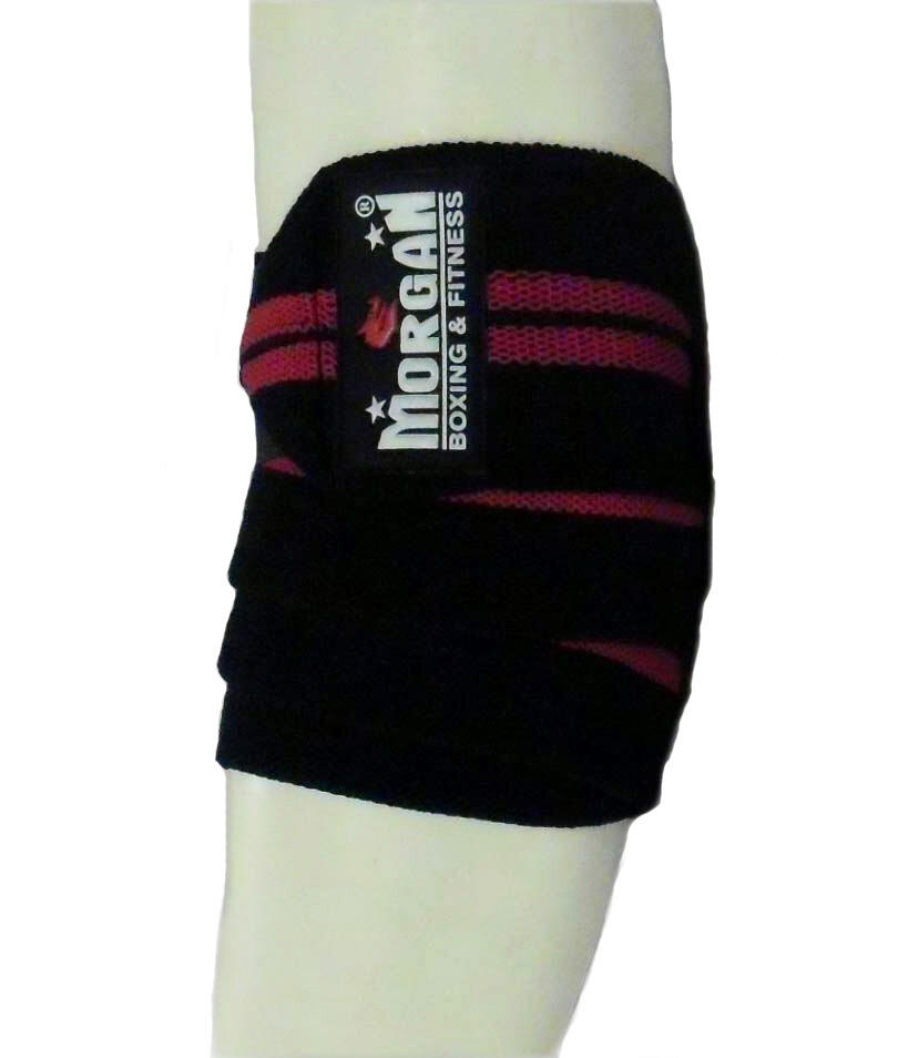 Morgan Elbow Wrap (Pair)[Black/Red]